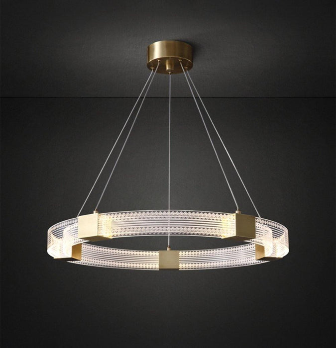 Parallel Ring LED Chandelier-DWHOME