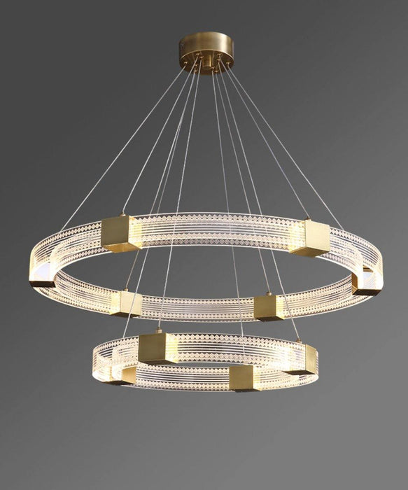Parallel Ring LED Chandelier-DWHOME