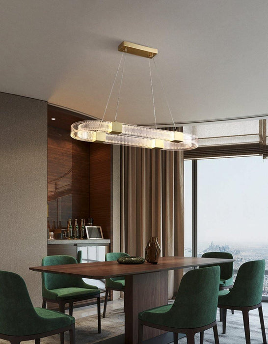Parallel Ring LED Chandelier-DWHOME