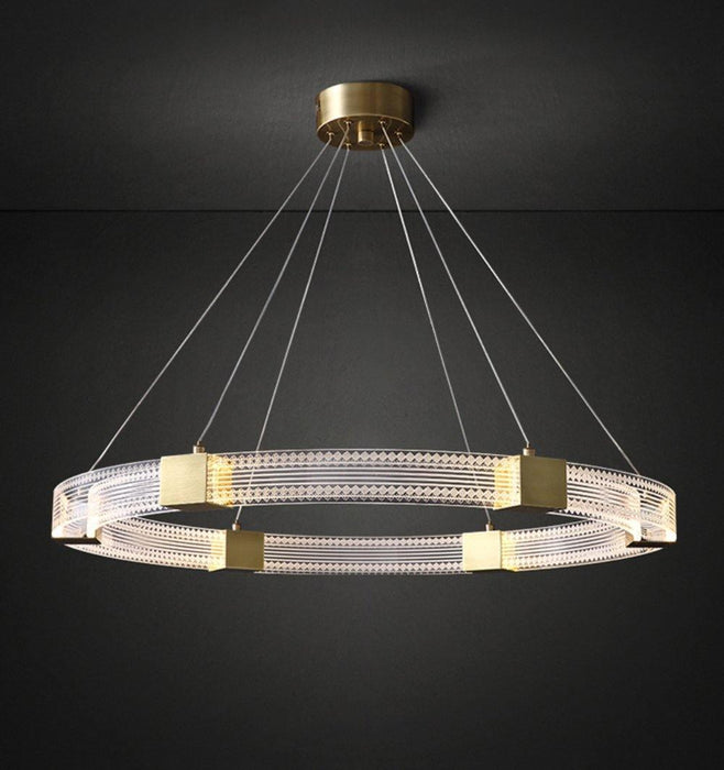 Parallel Ring LED Chandelier-DWHOME