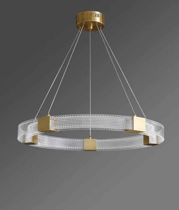 Parallel Ring LED Chandelier-DWHOME