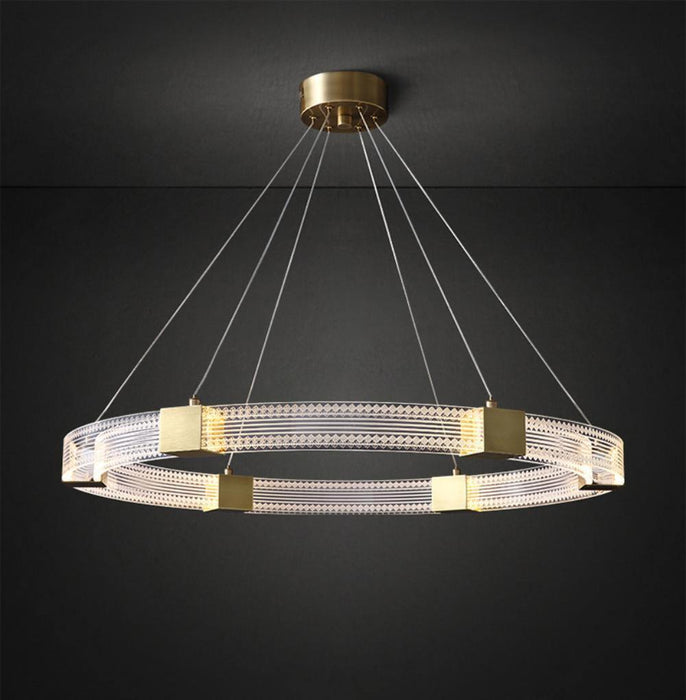 Parallel Ring LED Chandelier-DWHOME