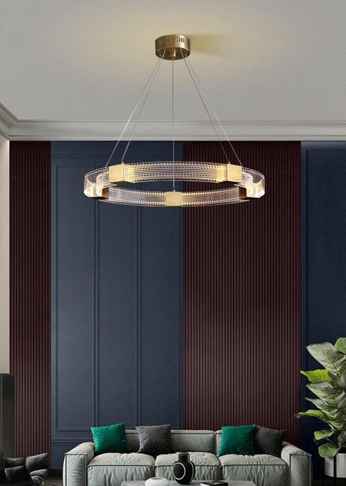 Parallel Ring LED Chandelier-DWHOME