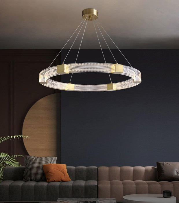 Parallel Ring LED Chandelier-DWHOME