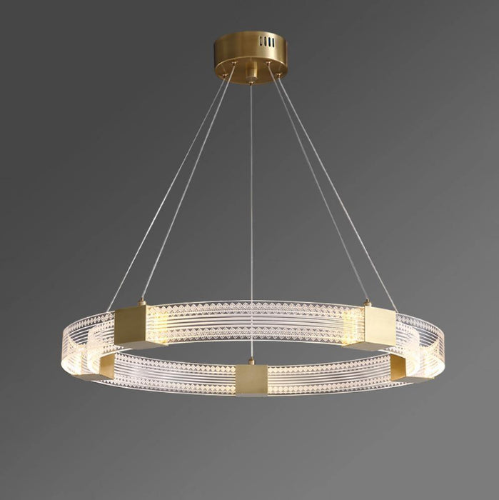 Parallel Ring LED Chandelier-DWHOME