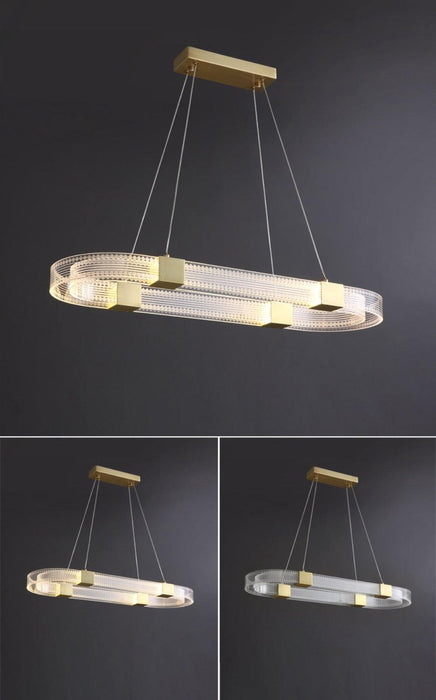 Parallel Ring LED Chandelier-DWHOME