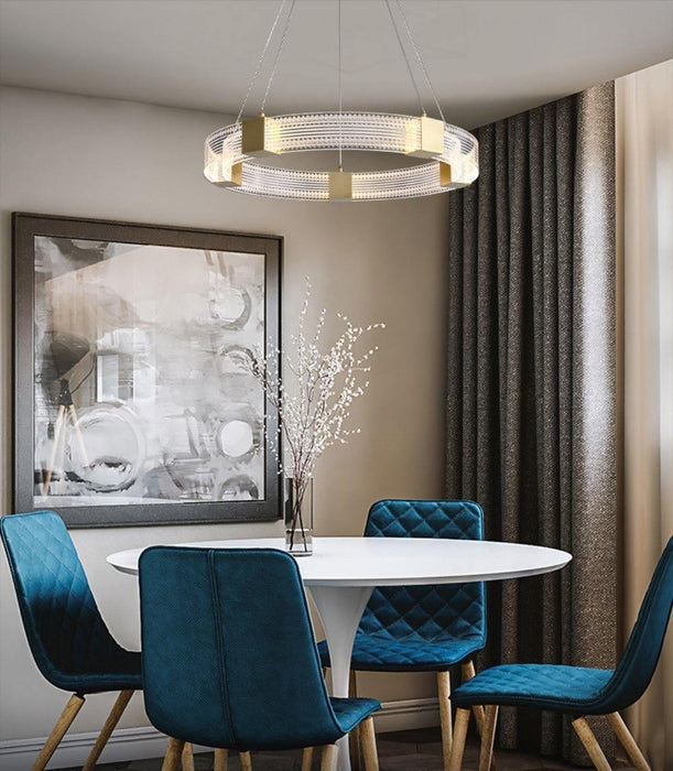 Parallel Ring LED Chandelier-DWHOME