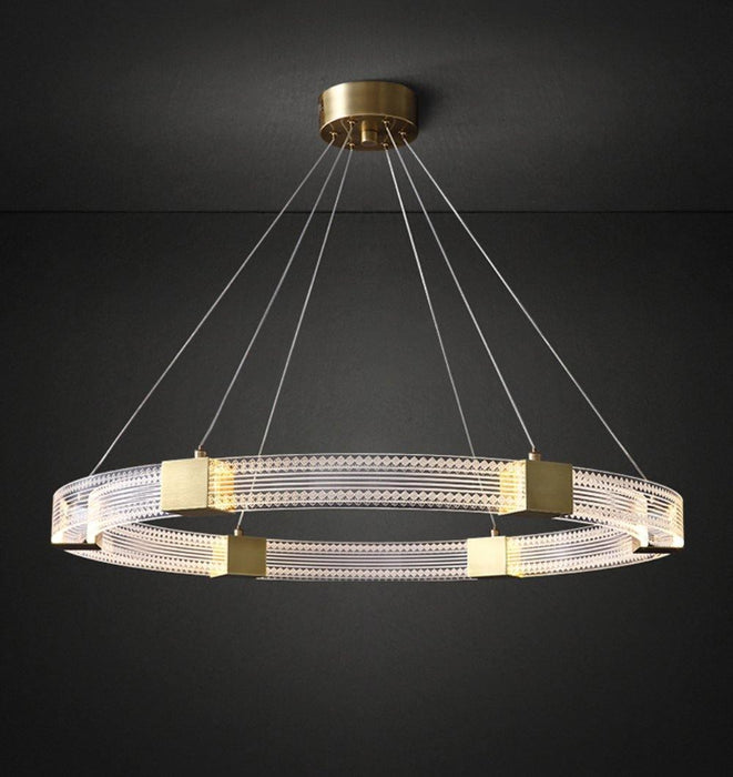 Parallel Ring LED Chandelier-DWHOME