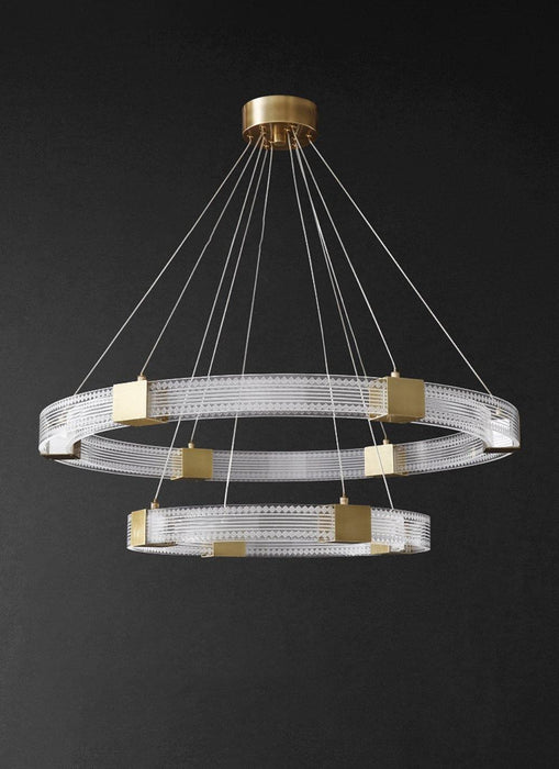 Parallel Ring LED Chandelier-DWHOME