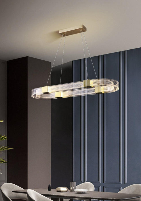 Parallel Ring LED Chandelier-DWHOME