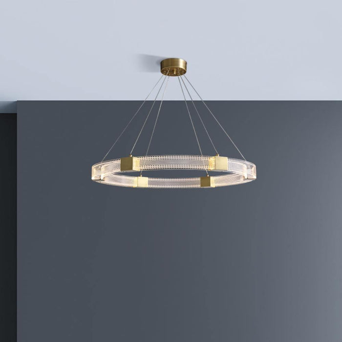 Parallel Ring LED Chandelier-DWHOME