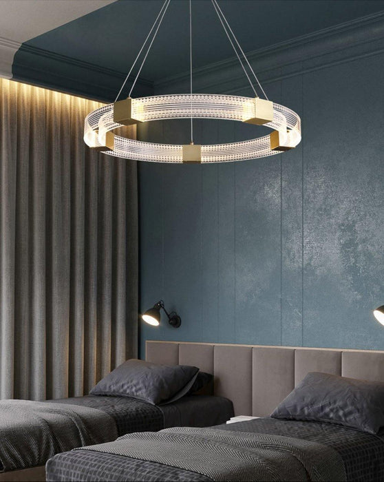 Parallel Ring LED Chandelier-DWHOME