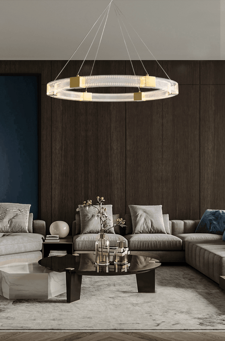 Parallel Ring LED Chandelier-DWHOME