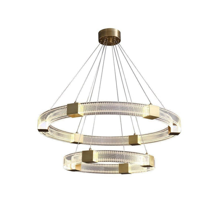 Parallel Ring LED Chandelier-DWHOME