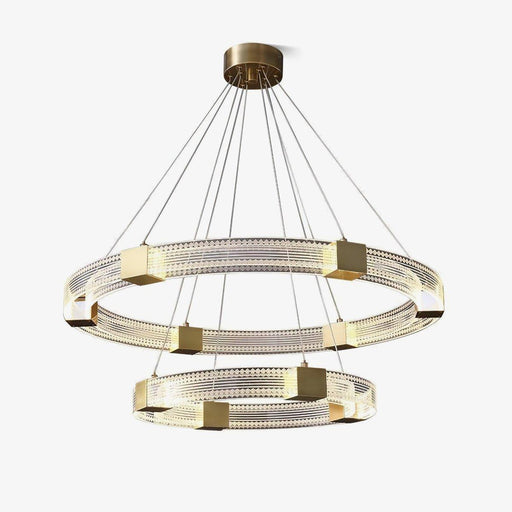 Parallel Ring LED Chandelier-DWHOME
