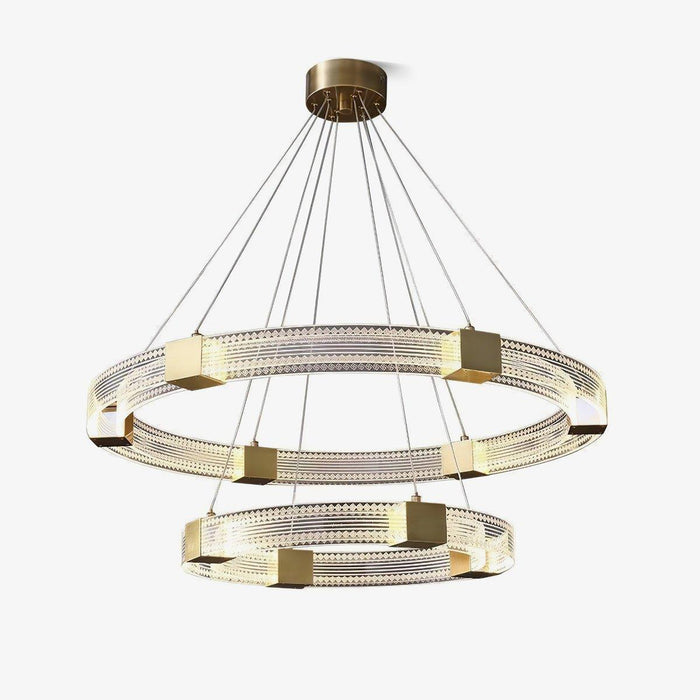 Parallel Ring LED Chandelier-DWHOME