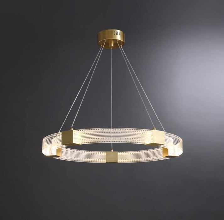 Parallel Ring LED Chandelier-DWHOME