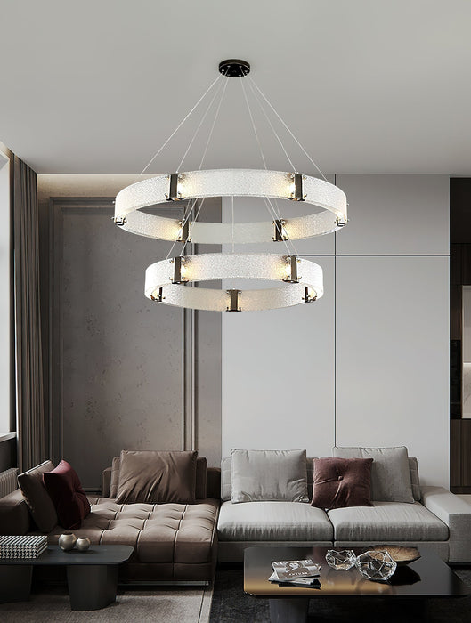 Parallel Ring Chandelier-DWHOME