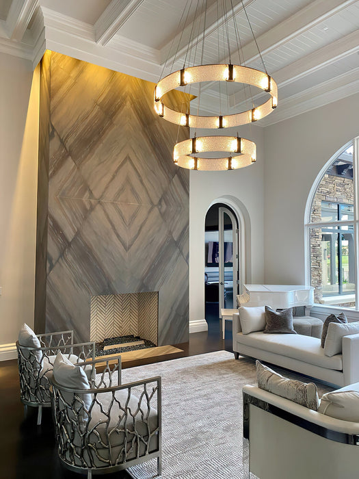 Parallel Ring Chandelier-DWHOME