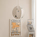 Park Embroidered Textile Pendant Lamp-DWHOME