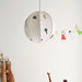 Park Embroidered Textile Pendant Lamp-DWHOME