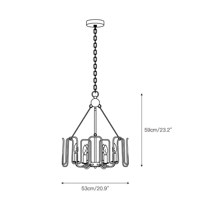 Parmer Chandelier-DWHOME