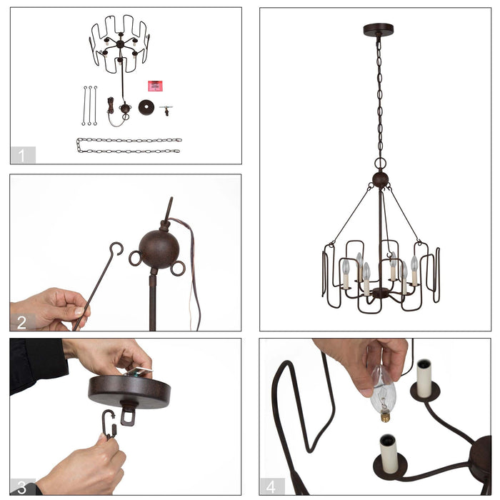 Parmer Chandelier-DWHOME