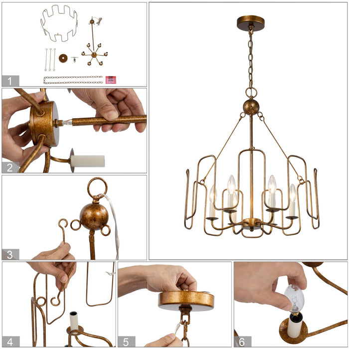 Parmer Chandelier-DWHOME