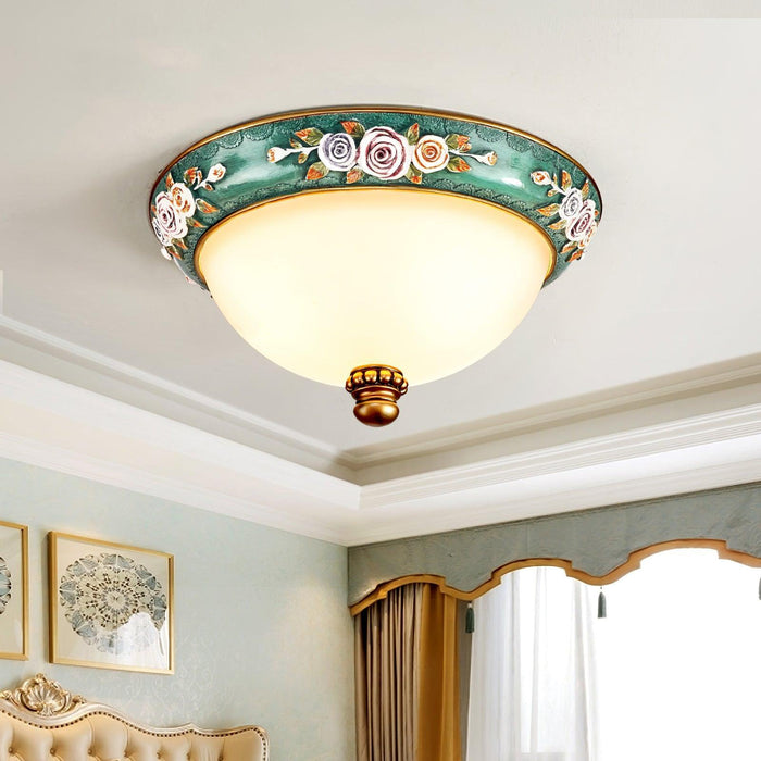Pastoral Bowl Ceiling Light-DWHOME