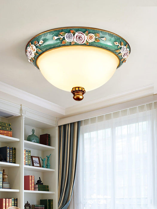 Pastoral Bowl Ceiling Light-DWHOME
