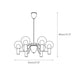 Patricia Glass Chandelier-DWHOME
