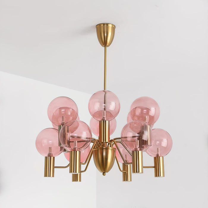 Patricia Glass Chandelier-DWHOME