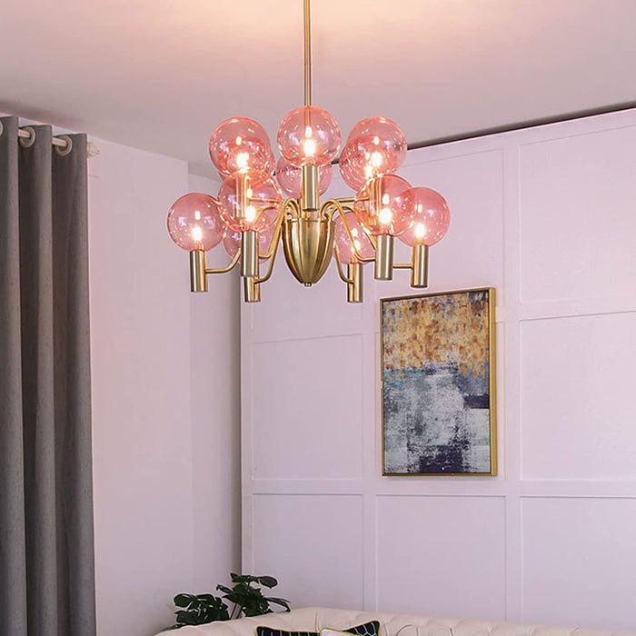 Patricia Glass Chandelier-DWHOME