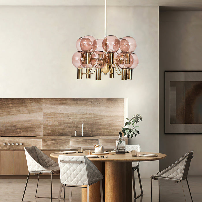 Patricia Glass Chandelier-DWHOME