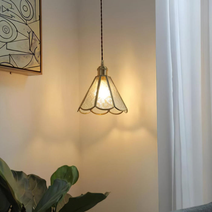 Patterned Glass Pendant Lamp-DWHOME