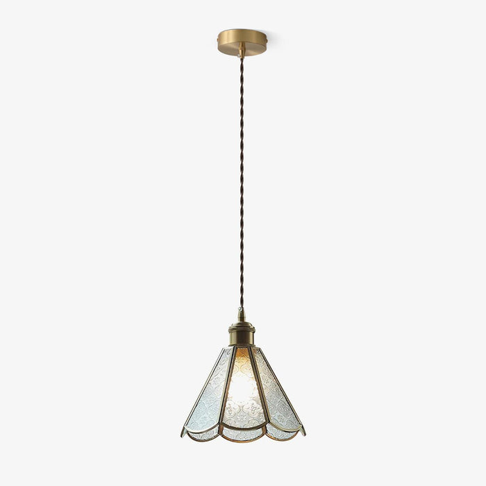 Patterned Glass Pendant Lamp-DWHOME