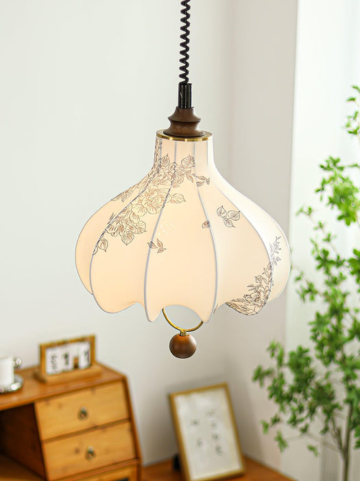 Pear Fabric Pendant Lamp-DWHOME