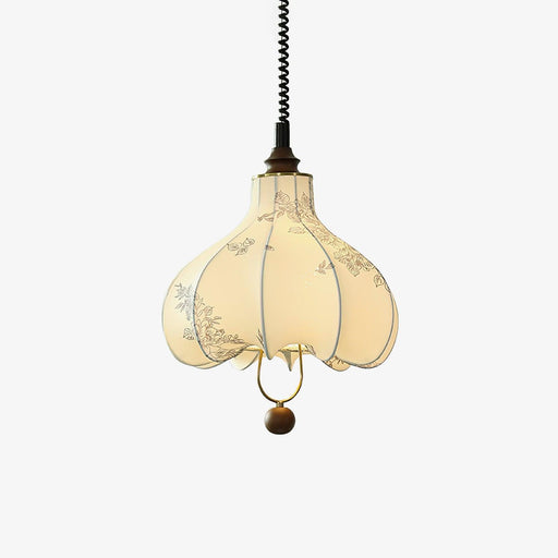 Pear Fabric Pendant Lamp-DWHOME