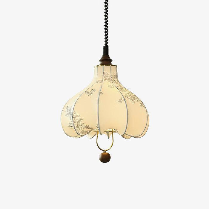 Pear Fabric Pendant Lamp-DWHOME