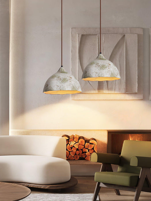 Pear Shape Ceramic Pendant Light-DWHOME
