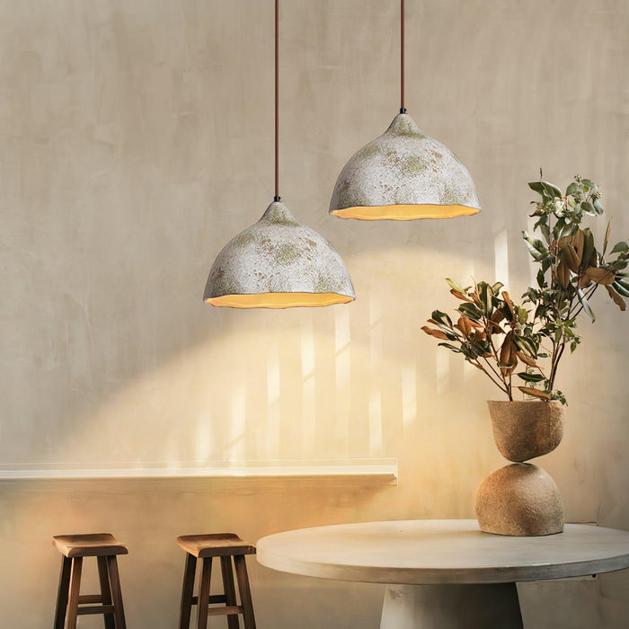 Pear Shape Ceramic Pendant Light-DWHOME