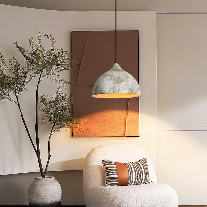 Pear Shape Ceramic Pendant Light-DWHOME