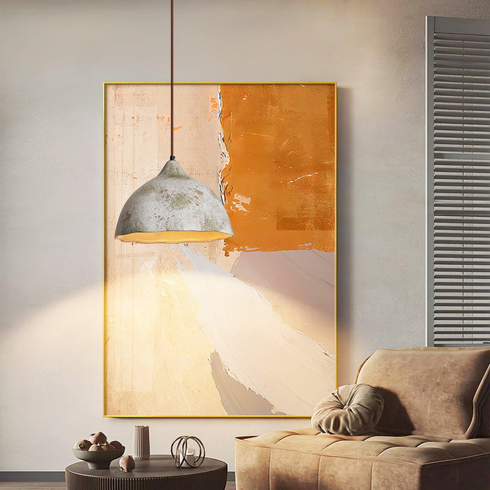 Pear Shape Ceramic Pendant Light-DWHOME