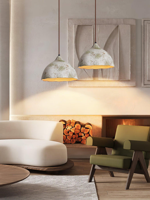 Pear Shape Ceramic Pendant Light-DWHOME