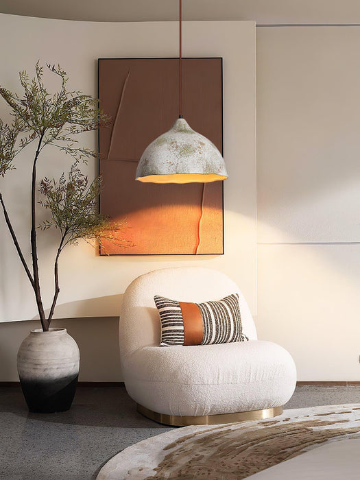 Pear Shape Ceramic Pendant Light-DWHOME