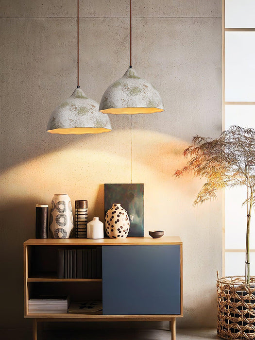 Pear Shape Ceramic Pendant Light-DWHOME