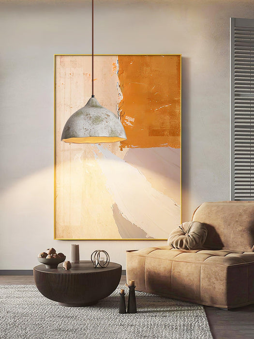 Pear Shape Ceramic Pendant Light-DWHOME
