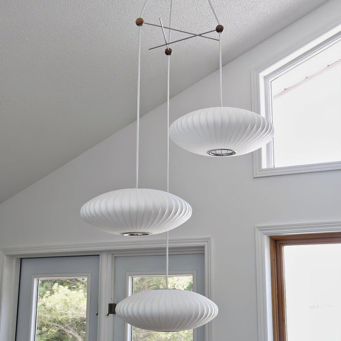 Pendentif Lampe Triple Poire à Bulles - DWHOME