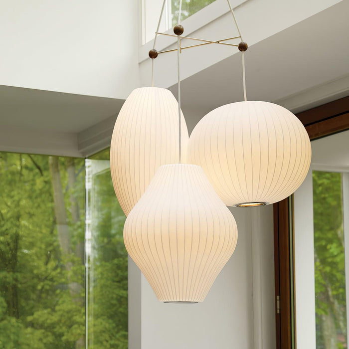 Pendentif Lampe Triple Poire à Bulles - DWHOME