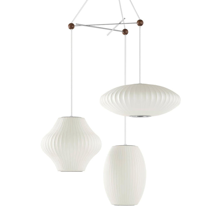 Pendentif Lampe Triple Poire à Bulles - DWHOME